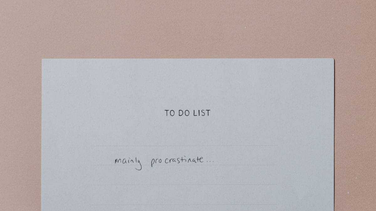 a piece of paper with a note attached to it